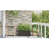 Sodo vazonas 2 vnt. Ruda 80 x 40 x 37,5 cm PP