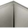 Sodo vazonas 2 vnt. Sidabrinė 20 x 20 x 75 cm