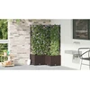 Sodo vazonas 3 vnt. Ruda 80 x 80 x 143 cm PP