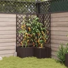 Sodo vazonas 3 vnt. Ruda 80 x 80 x 143 cm PP