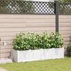 Sodo vazonas 4 vnt. Balta 160 x 40 x 37,5 cm PP