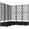 Sodo vazonas 5 vnt. Juoda 120 x 120 x 125,5 cm PP