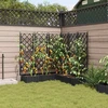 Sodo vazonas 5 vnt. Juoda 120 x 120 x 125,5 cm PP