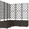 Sodo vazonas 5 vnt. Ruda 120 x 120 x 143 cm PP