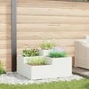 Sodo vazonas Balta 80 x 80 x 48 cm Plienas