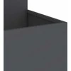 Sodo vazonas Antracitas 80 x 80 x 60 cm Plienas