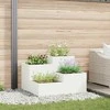 Sodo vazonas Balta 80 x 80 x 60 cm Plienas