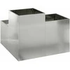 Sodo vazonas Sidabro 80 x 80 x 60 cm Galvanizuotas plienas