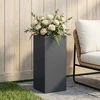 Sodo vazonas Antracito 20 x 20 x 40 cm Šaltai valcuotas plienas