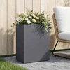 Sodo vazonas Antracito 40 x 20 x 50 cm Šaltai valcuotas plienas
