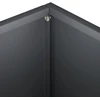 Sodo vazonas Antracito 40 x 30 x 30 cm Šaltai valcuotas plienas