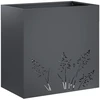 Sodo vazonas Antracito 50 x 30 x 49 cm Šaltai valcuotas plienas