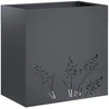Sodo vazonas Antracito 50 x 30 x 49 cm Šaltai valcuotas plienas