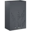 Sodo vazonas Antracito 50 x 30 x 75 cm Šaltai valcuotas plienas