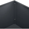 Sodo vazonas Antracito 50 x 30 x 75 cm Šaltai valcuotas plienas