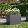 Sodo vazonas Antracito 50 x 40 x 50 cm Šaltai valcuotas plienas