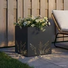 Sodo vazonas Antracito 50 x 50 x 49 cm Šaltai valcuotas plienas