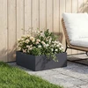 Sodo vazonas Antracito 60 x 60 x 20 cm Šaltai valcuotas plienas