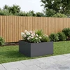 Sodo vazonas Antracito 60 x 60 x 40 cm Šaltai valcuotas plienas