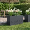 Sodo vazonas Antracito 80 x 20 x 49 cm Šaltai valcuotas plienas