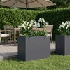 Sodo vazonas Antracito 80 x 40 x 60 cm Šaltai valcuotas plienas