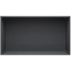 Sodo vazonas Antracito 80 x 50 x 50 cm Šaltai valcuotas plienas