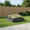 Sodo vazonas Antracito 80 x 80 x 20 cm Šaltai valcuotas plienas