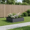 Sodo vazonas Antracito 80 x 80 x 30 cm Šaltai valcuotas plienas