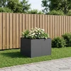 Sodo vazonas Antracito 80 x 80 x 60 cm Šaltai valcuotas plienas