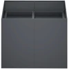 Sodo vazonas Antracito 80 x 80 x 60 cm Šaltai valcuotas plienas