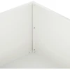 Sodo vazonas Balta 100 x 100 x 30 cm Šaltai valcuotas plienas