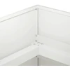 Sodo vazonas Balta 200 x 80 x 60 cm Šaltai valcuotas plienas