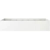 Sodo vazonas Balta 280 x 80 x 60 cm Šaltai valcuotas plienas