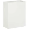 Sodo vazonas Balta 40 x 20 x 50 cm Šaltai valcuotas plienas