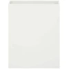 Sodo vazonas Balta 40 x 20 x 50 cm Šaltai valcuotas plienas