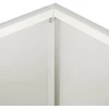 Sodo vazonas Balta 40 x 30 x 30 cm Šaltai valcuotas plienas