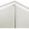 Sodo vazonas Balta 40 x 30 x 30 cm Šaltai valcuotas plienas
