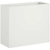 Sodo vazonas Balta 50 x 20 x 40 cm Šaltai valcuotas plienas