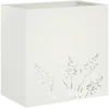Sodo vazonas Balta 50 x 30 x 49 cm Šaltai valcuotas plienas