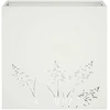 Sodo vazonas Balta 50 x 30 x 49 cm Šaltai valcuotas plienas