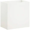 Sodo vazonas Balta 50 x 30 x 50 cm Šaltai valcuotas plienas