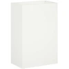 Sodo vazonas Balta 50 x 30 x 75 cm Šaltai valcuotas plienas