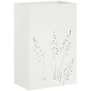 Sodo vazonas Balta 50 x 30 x 75 cm Šaltai valcuotas plienas