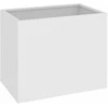 Sodo vazonas Balta 50 x 32 x 40 cm Šaltai valcuotas plienas