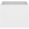 Sodo vazonas Balta 50 x 32 x 40 cm Šaltai valcuotas plienas
