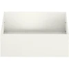 Sodo vazonas Balta 60 x 60 x 20 cm Šaltai valcuotas plienas