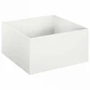 Sodo vazonas Balta 60 x 60 x 30 cm Šaltai valcuotas plienas