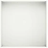 Sodo vazonas Balta 60 x 60 x 30 cm Šaltai valcuotas plienas
