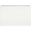 Sodo vazonas Balta 80 x 30 x 40 cm Šaltai valcuotas plienas