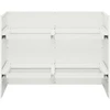 Sodo vazonas Balta 80 x 40 x 60 cm Šaltai valcuotas plienas